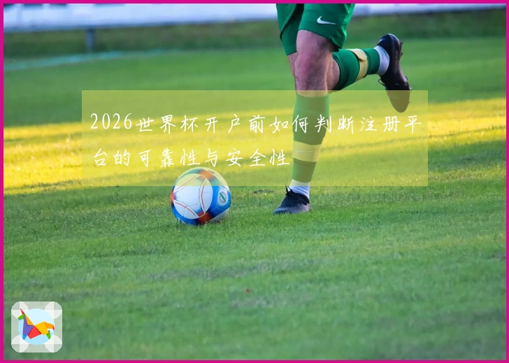2026世界杯开户前如何判断注册平台的可靠性与安全性